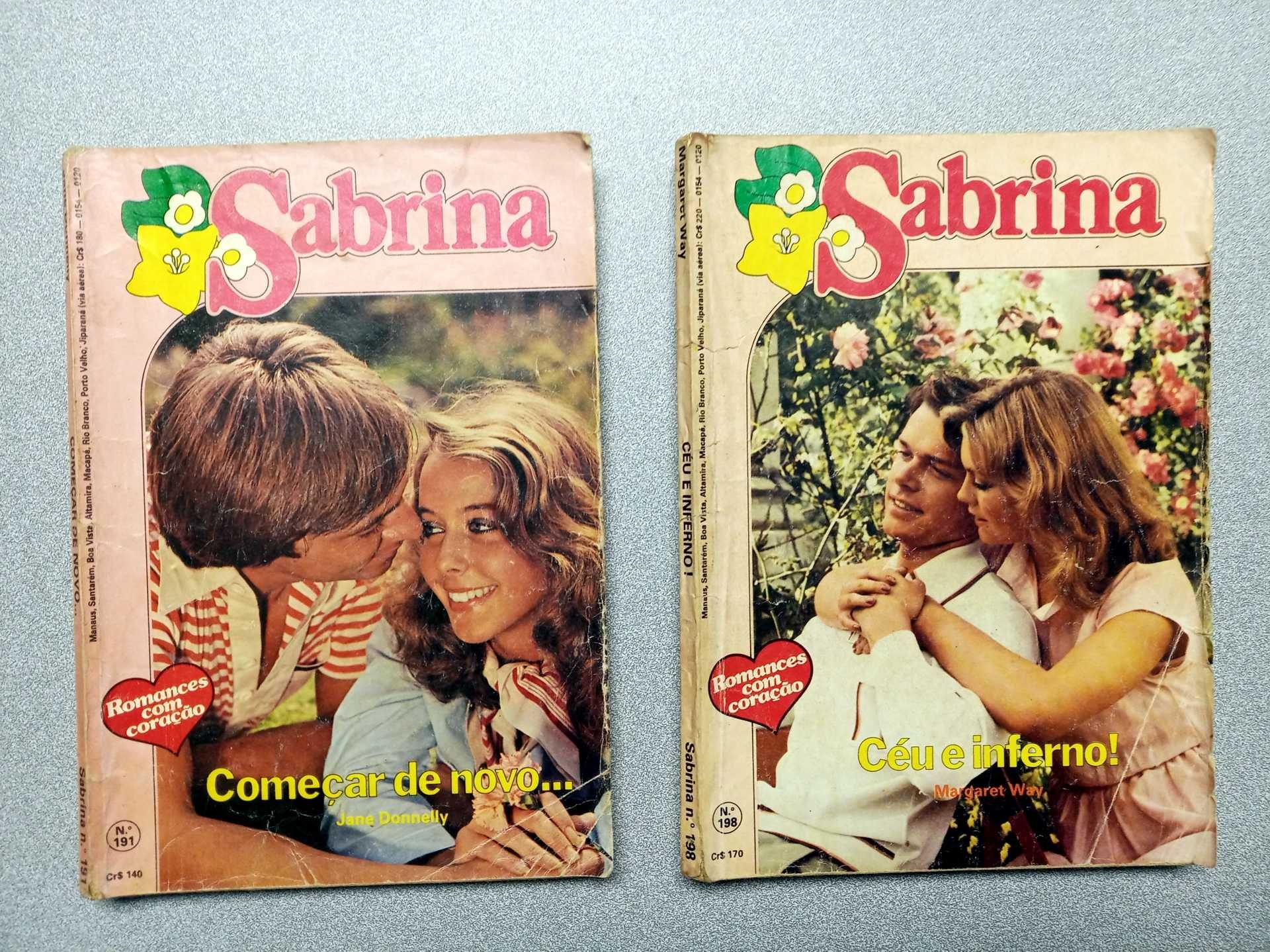 Romances Harlequin Sabrina, Bianca, Júlia e outros dos anos 80