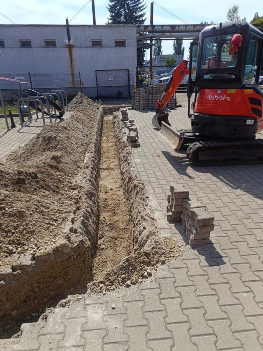 Usługi minikoparką - prace ziemne