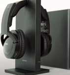 Słuchawki bezprzewodowe radiowe Sony MDR-RF865RK czarne bez gąbek