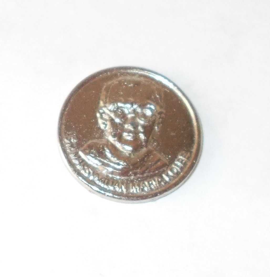 Medal Św. Maksymilian Kolbe Św. Faustyna Herb Watykanu