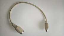 Adapter, przejściówka, redukcja do klawiatury AT-PS/PS2 MDIN6M DINF5