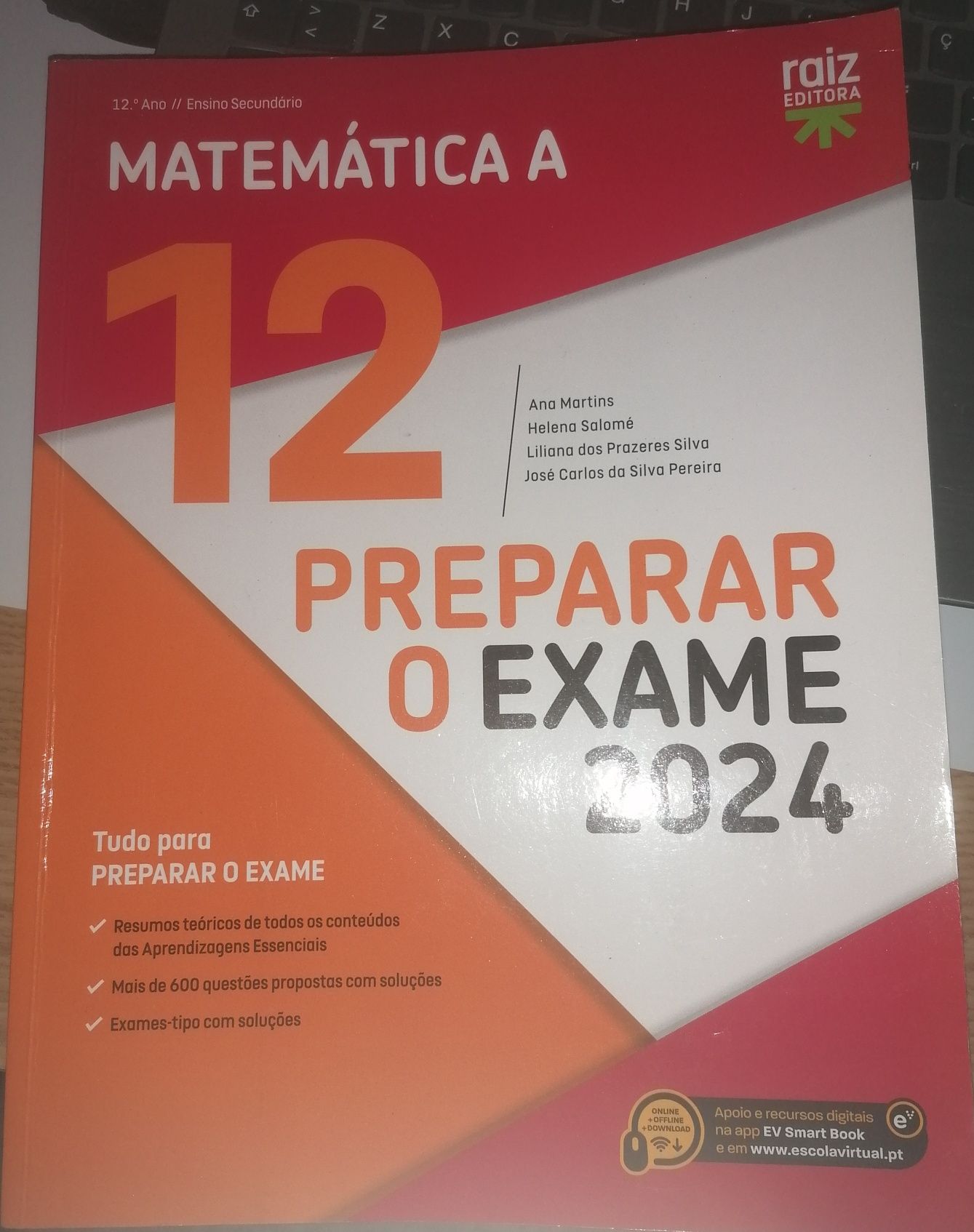 Livro Exame Matemática A 2024 - Raiz Editora