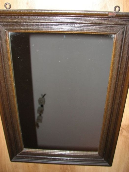stare w brązowej ramie LUSTRO