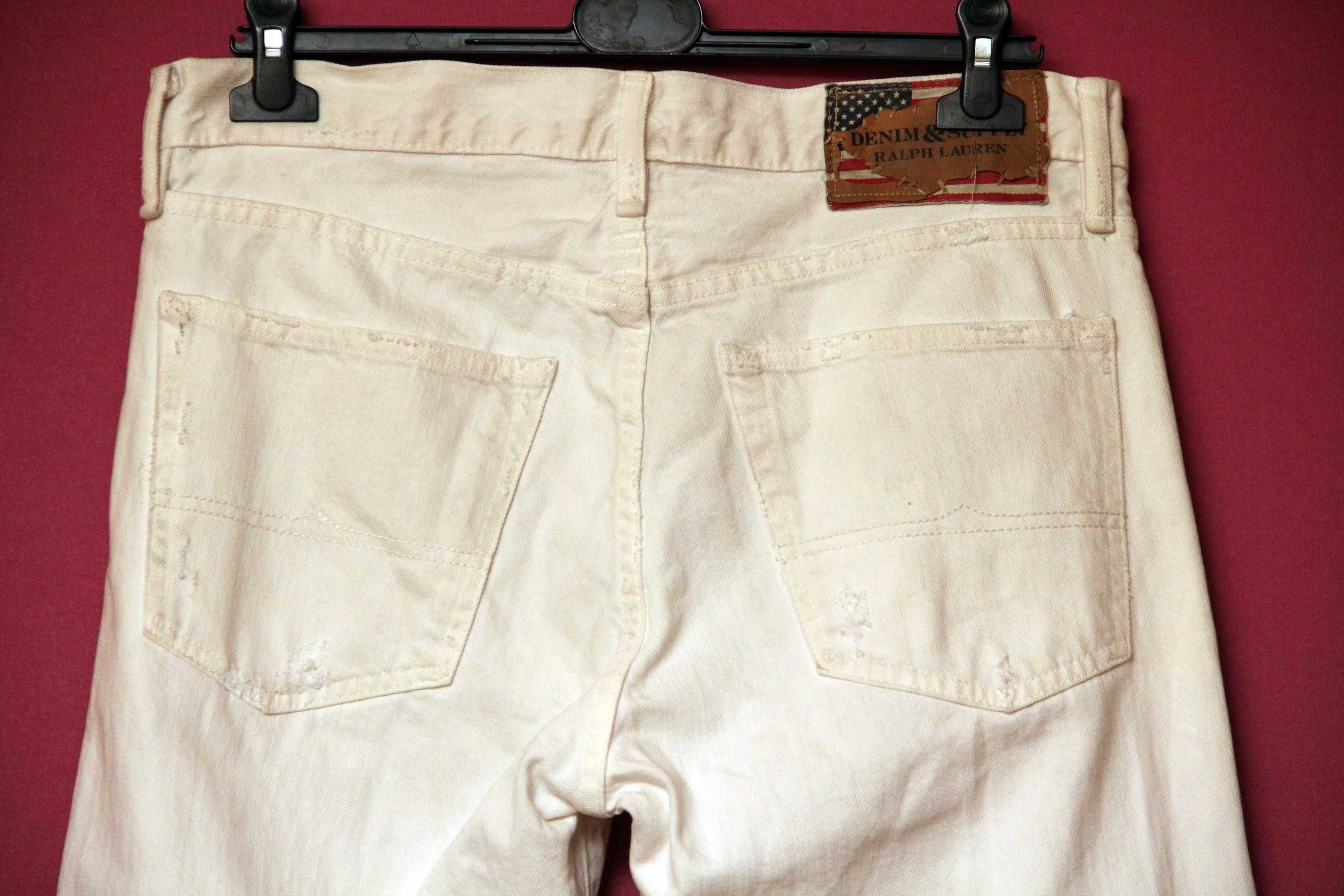 Polo Ralph Lauren 33\32 Denim  светлые джинсы, свежие коллекции