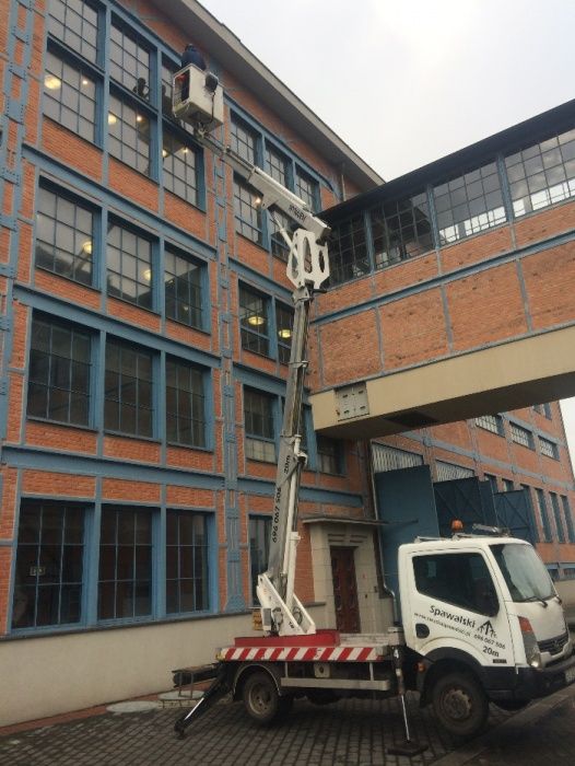 Podnośnik koszowy, zwyżka 20 m Łódź