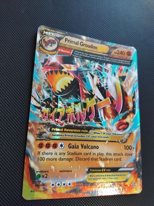 Primal Groudon EX 2015