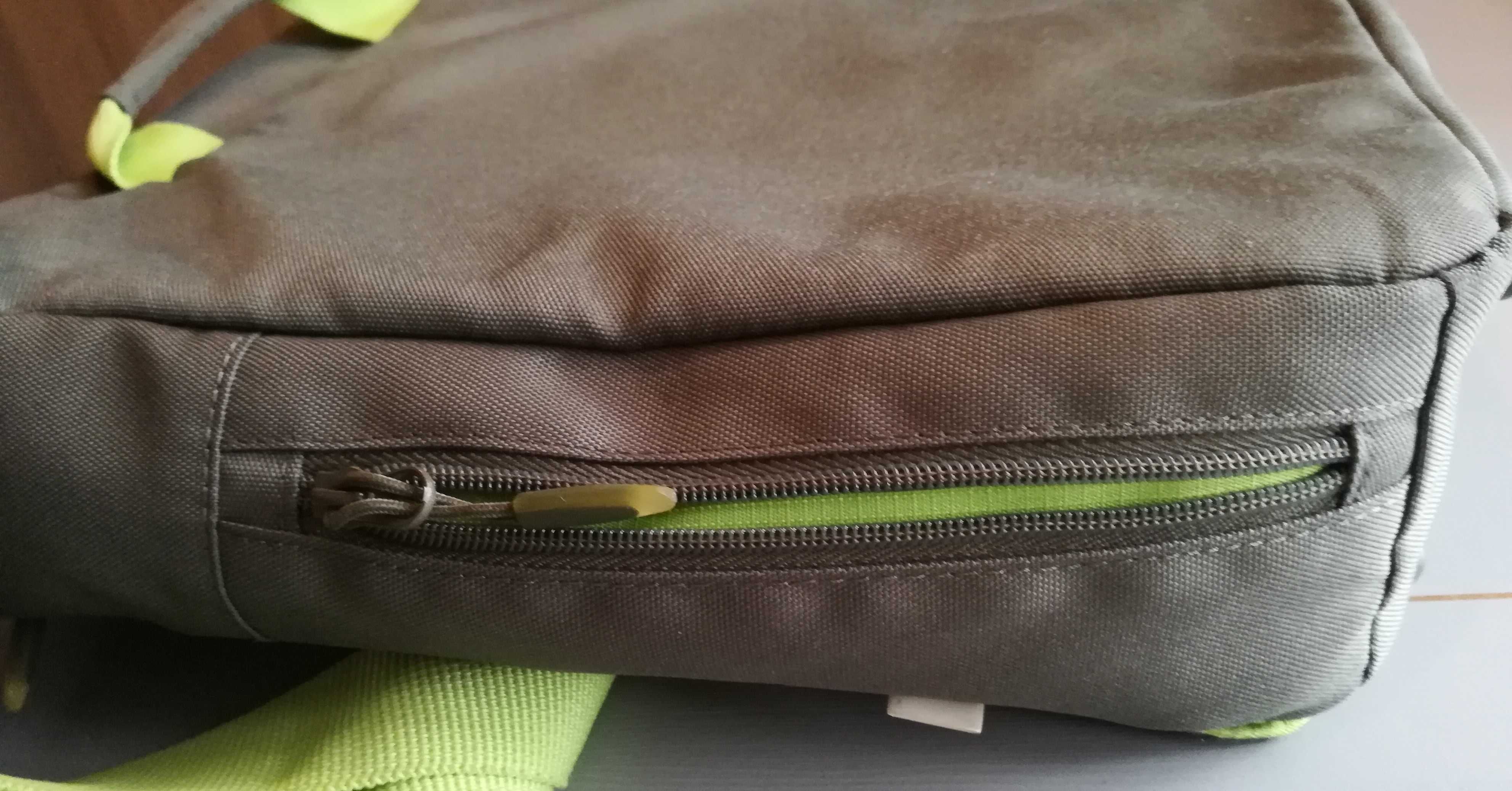 torba na ramię na laptop do szkoły na uczelnię pojemna stan bdb