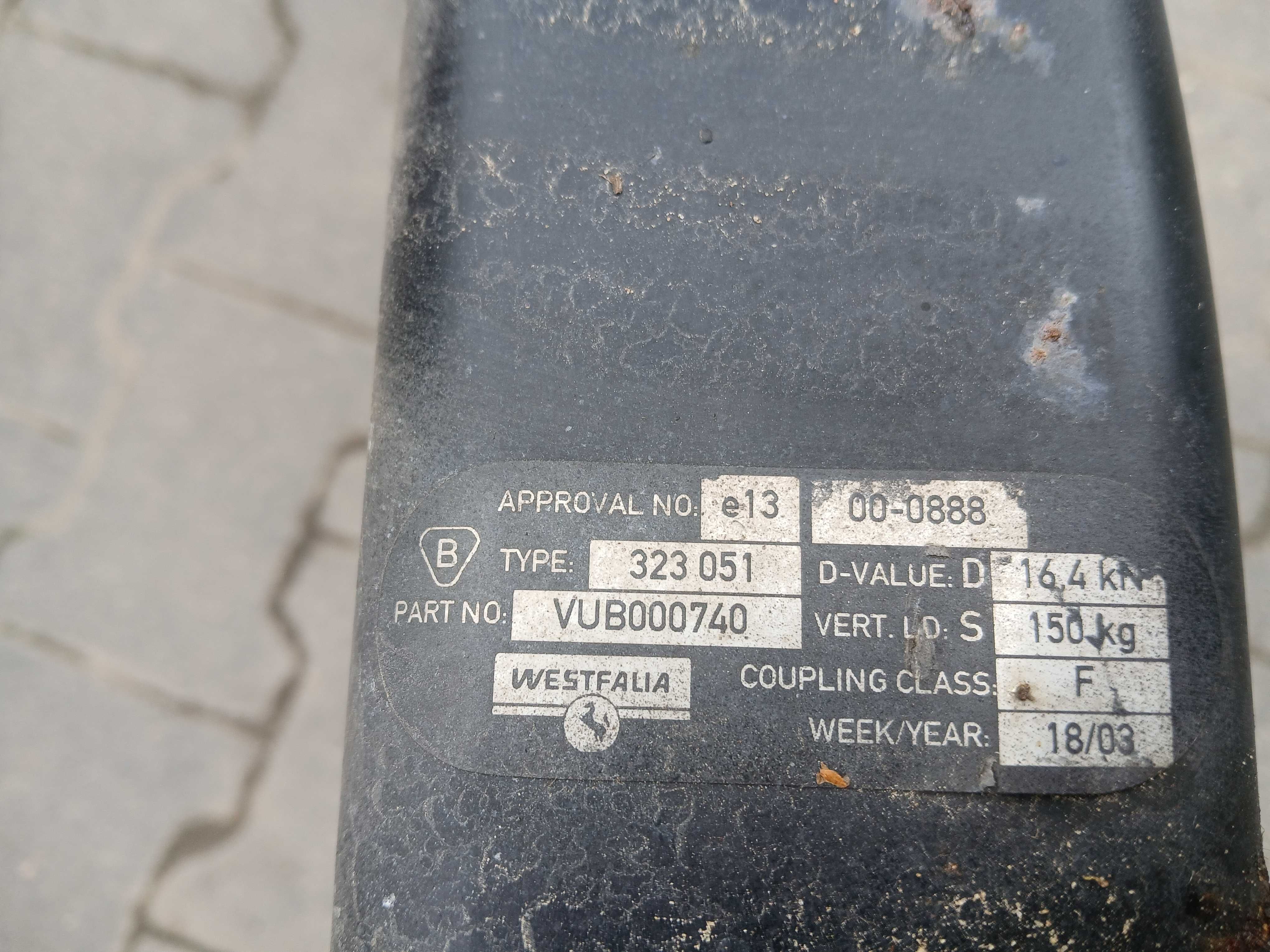 Belka haka Westfalia Range Rover L322