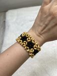 Bransoletka handmade orientalna egzotyczna hawajska drewno fasoli 27
