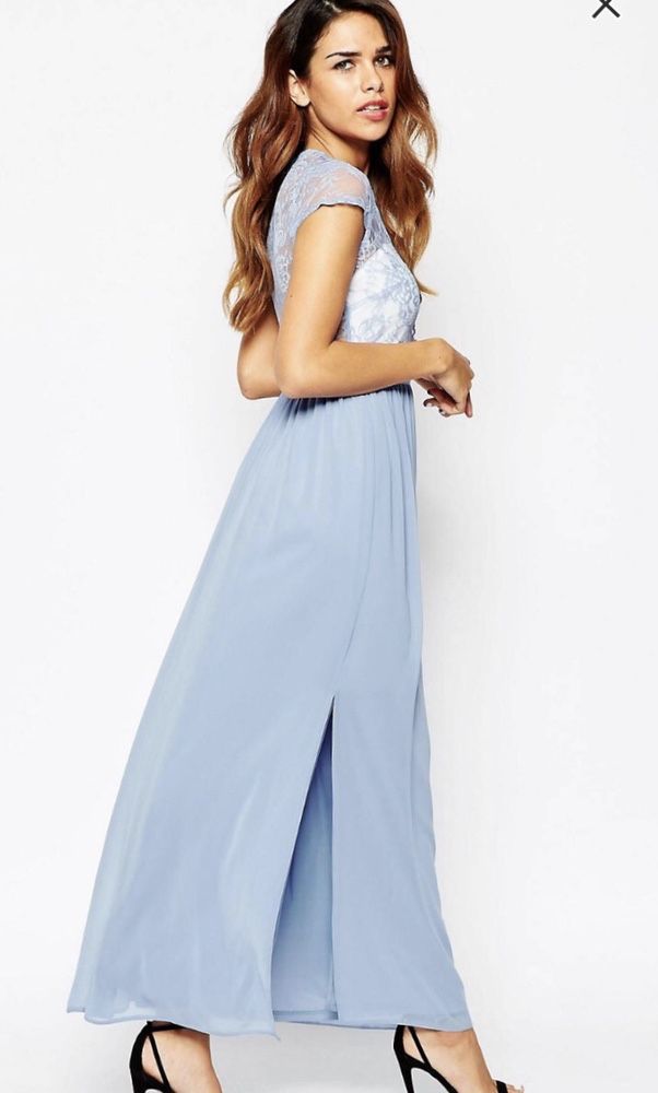 Сукня довга Asos блакитна Нова