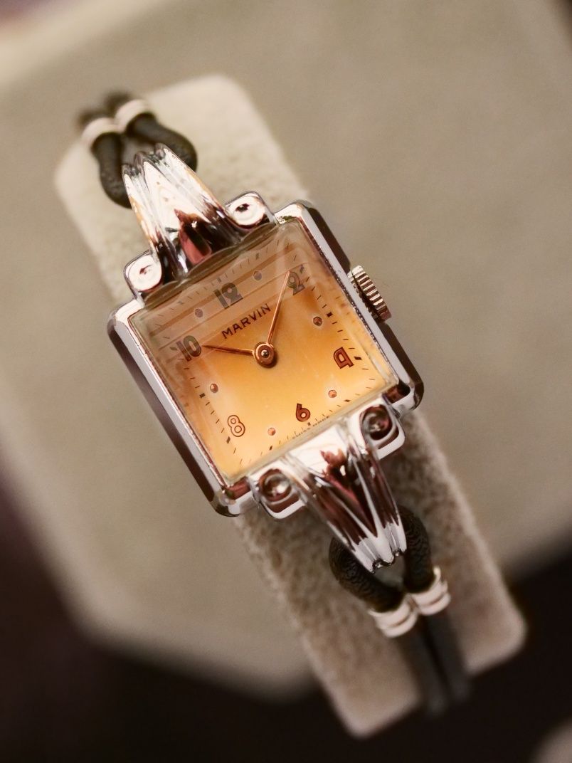 Marvin damski zegarek szwajcarski stary vintage swiss made mechaniczny