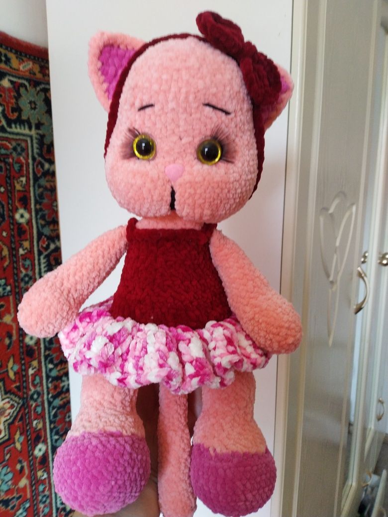 Кошечка крючком игрушка