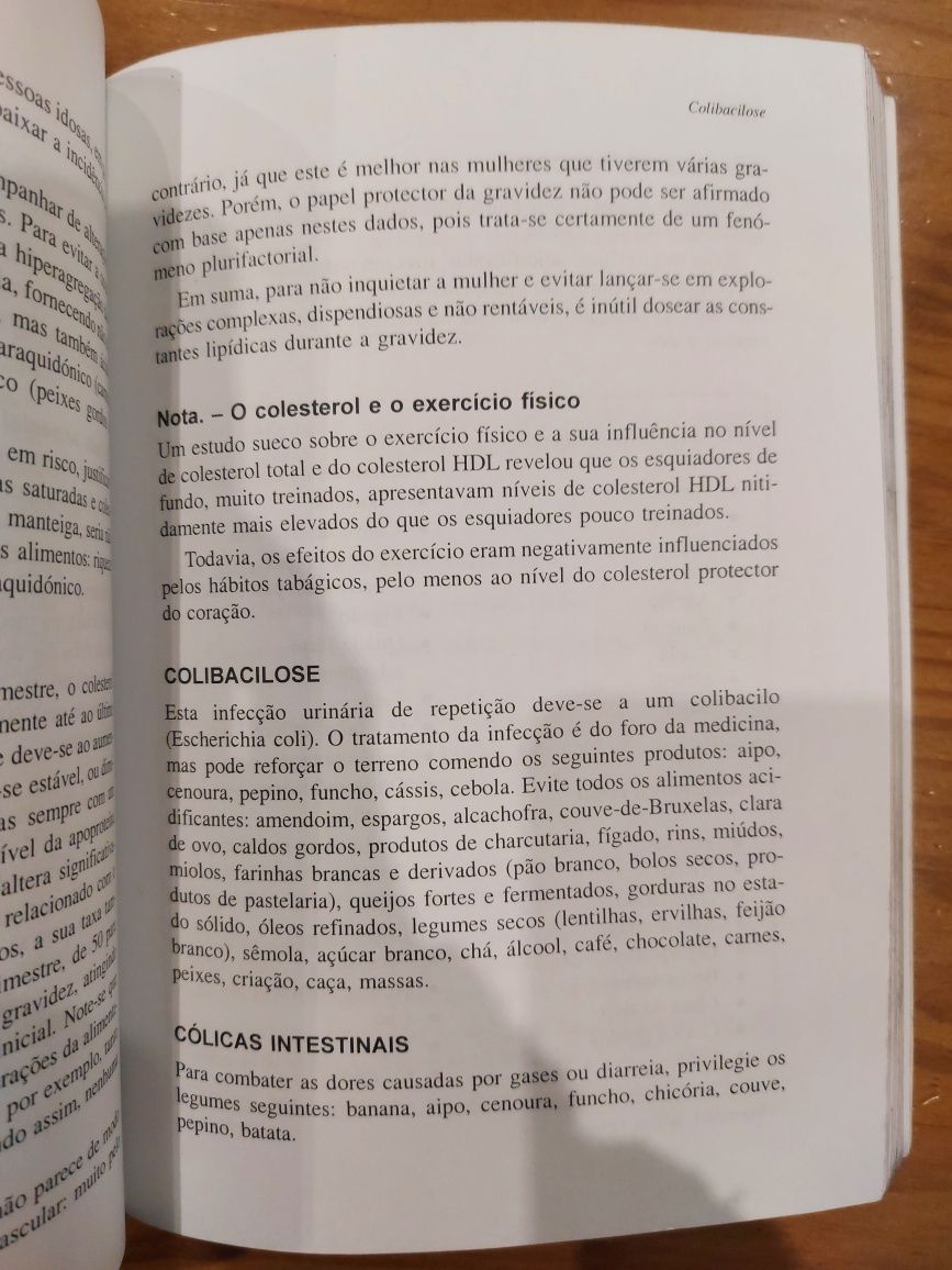 Livro sobre alimentação