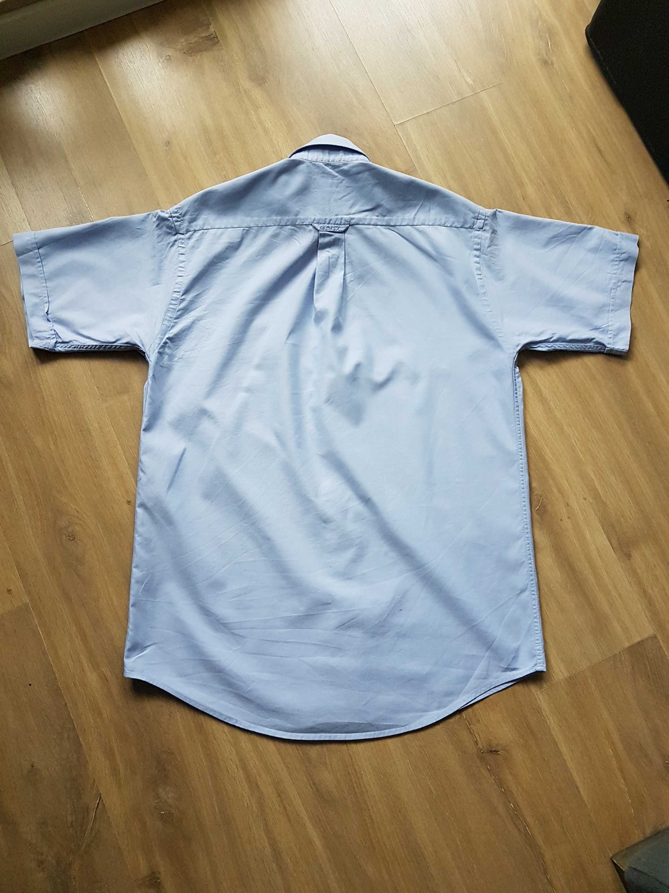 GANT Pinpoint Twill koszula męska krótki rękaw roz. S 100% bawełna