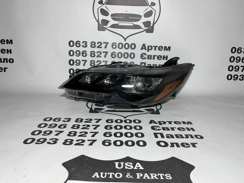 TOYOTA, CAMRY 55, Фара (black) SE LED USA, 2015-17