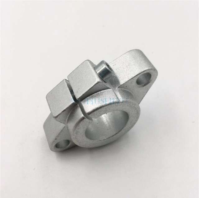 Suporte horizontal para guia ou eixo linear de 16mm para CNC.