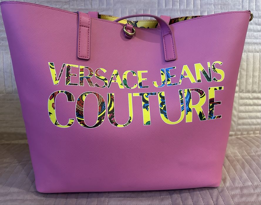 Versace Jeans Couture dwustronna torba typu shopper