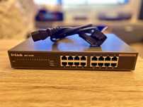 Switch sieciowy 16 portów D-link