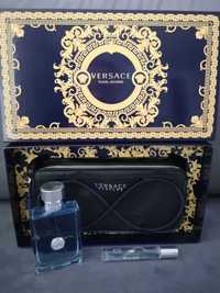 Oryginalny zestaw perfum Versace Pour Homme 100ml + 10ml + kosmetyczka