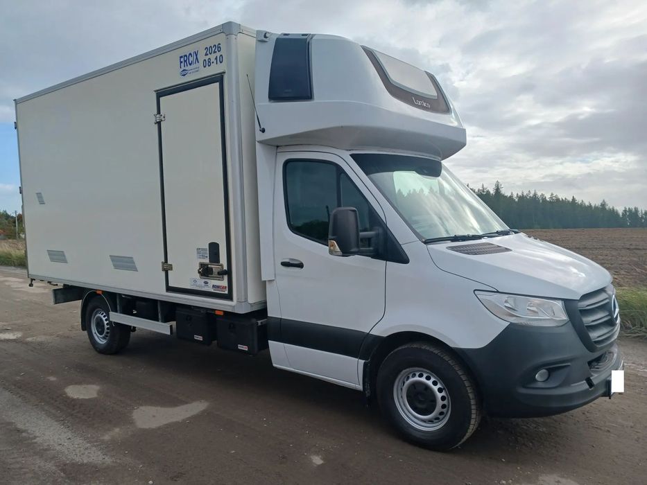 Mercedes-Benz Sprinter 907 Max 20r maxi 316 CDI 160 KM SALON Sypialnia webasto Klima Izoterma Siła Chłodnia Mroźnia Agregat  Mercedes Sprinter 907 316 CDI 20r Izoterma Chłodnia Mroźnia Agregat
