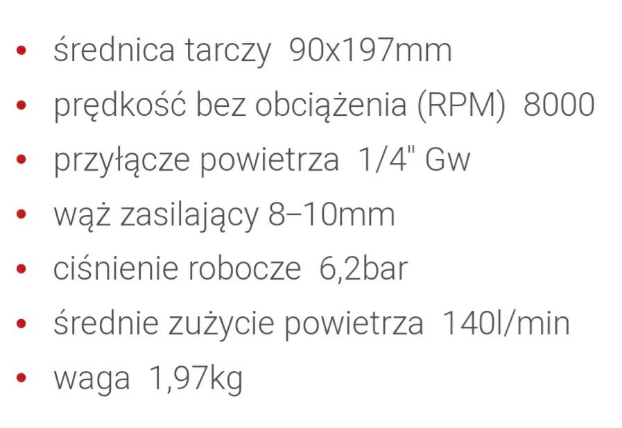 Szlifierka pneumatyczna oscylacja Jonnesway JAS-6521