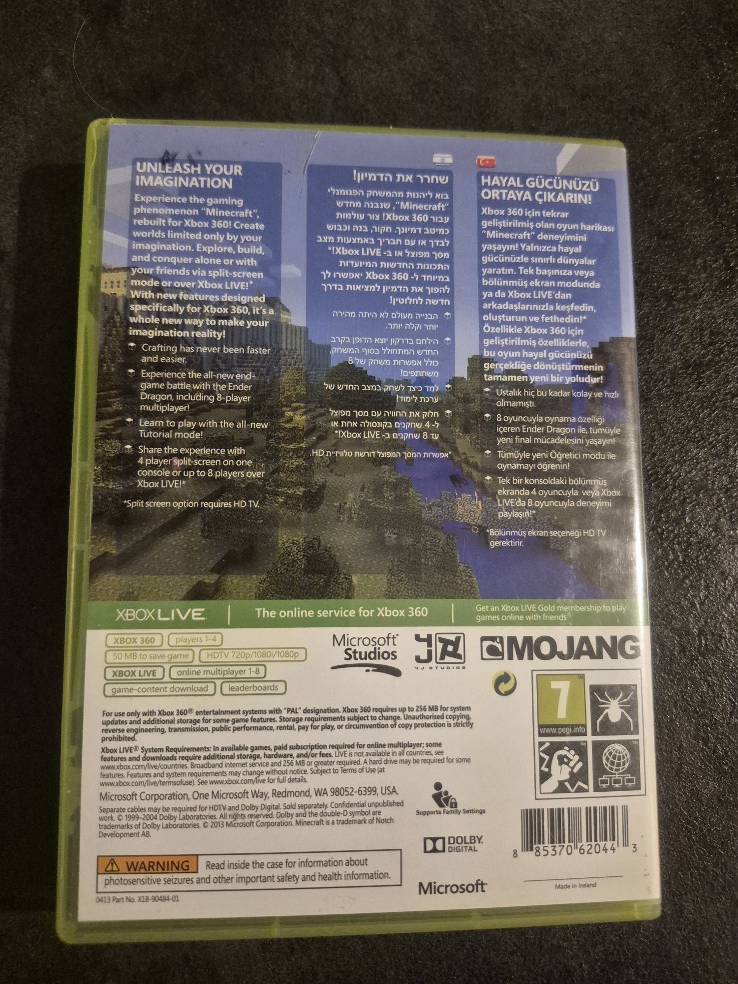 Minecraft na Xbox 360