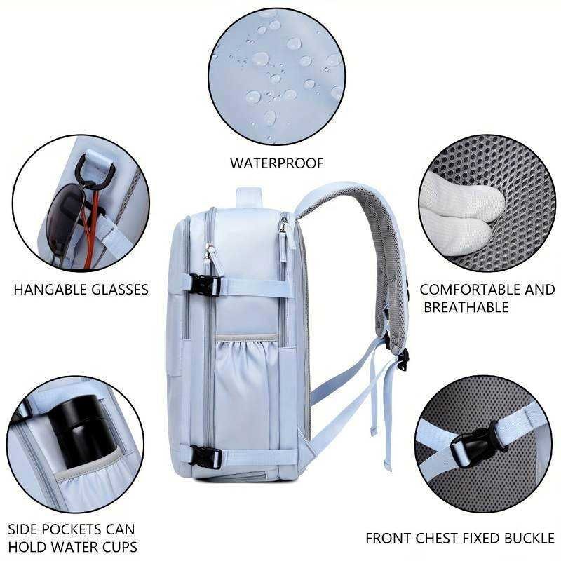 Novos modelos e tamanhos. Mochilas de viagem "Low Cost". Novas