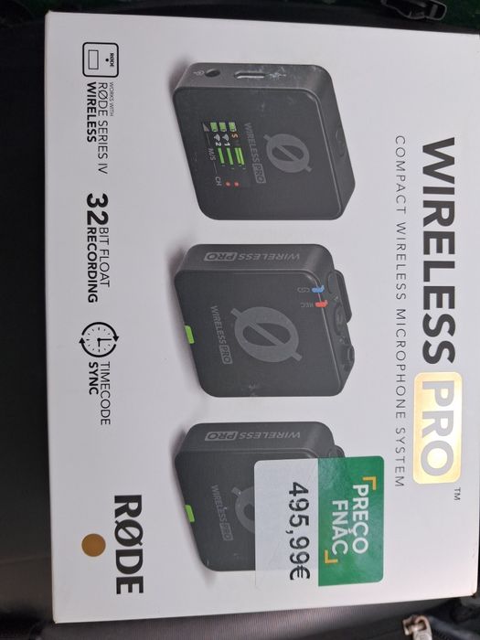 Microfone profissional Wireless Go Pro RØDE