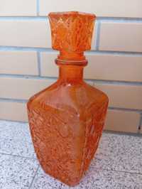 Garrafa de vidro Laranja vintage
