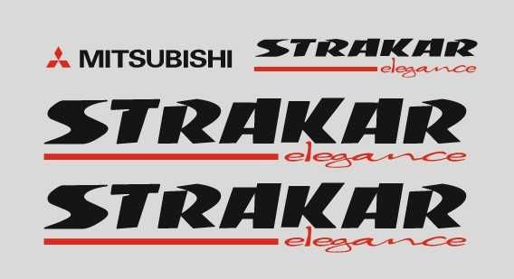 Kit autocolantes Mitsubishi L200 Strakar/Dakar/Elegance