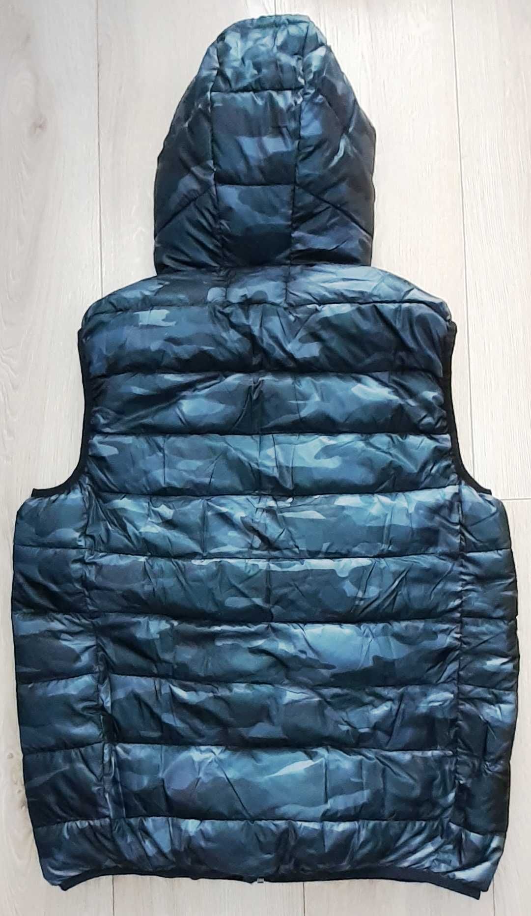 Bezrękawnik męski z kapturem XL