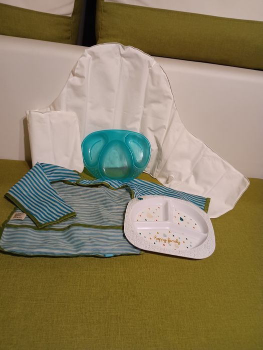 Talerzyk, śliniak z kieszonką, miseczka, wkładka podusza do Antilop