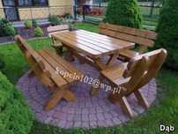 Meble ogrodowe drewniane 5cm 200cm wysyłka