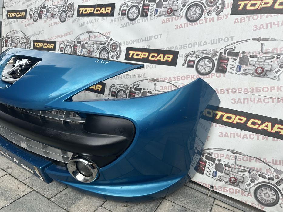 Бампер на Пежо 207 .Peugeot 207 в наявності хороший стан