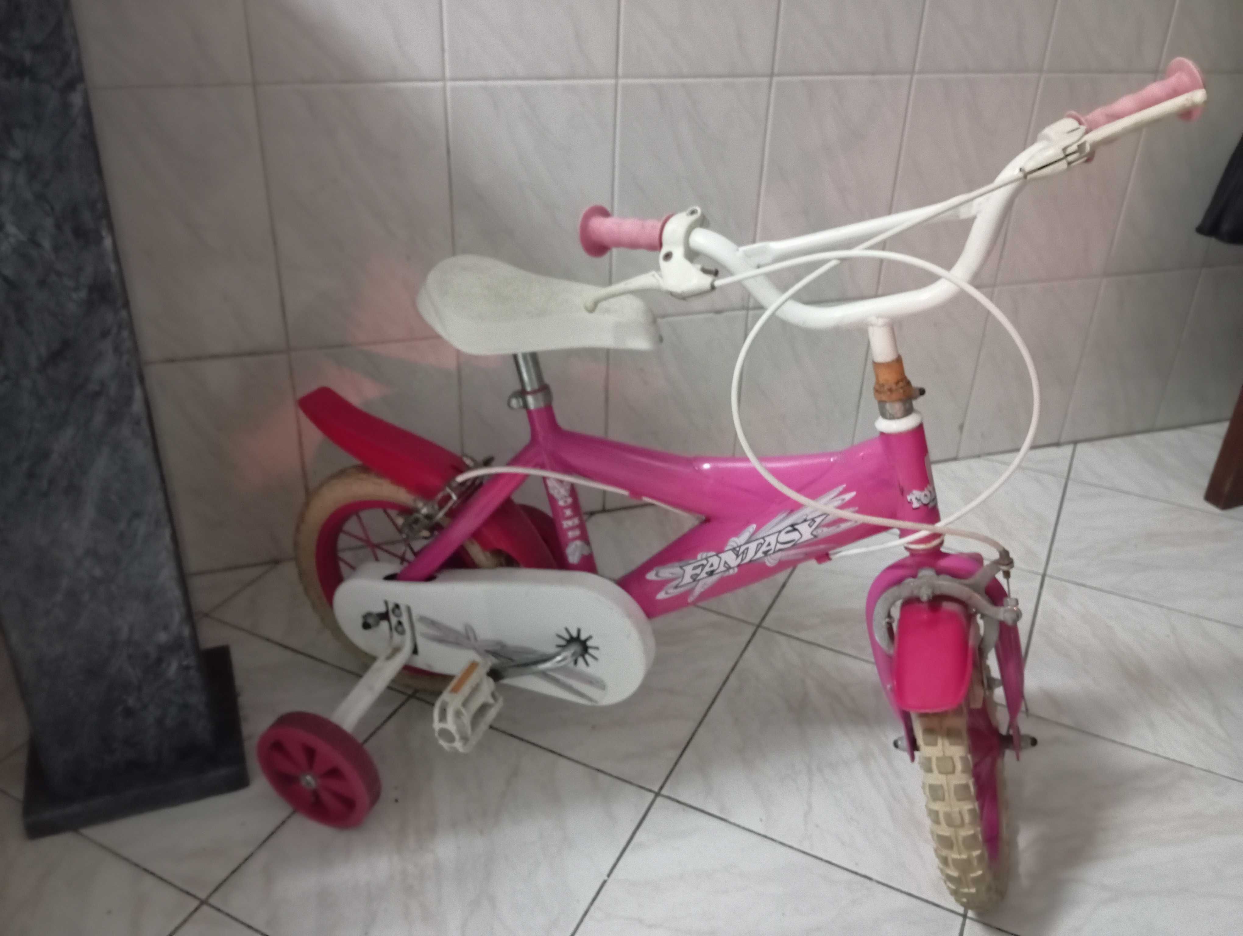 Bicicleta criança com rodas