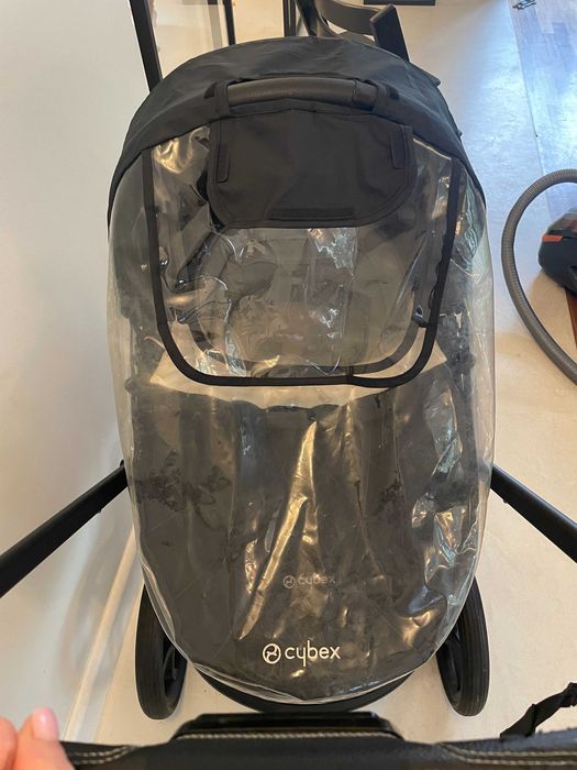 wózek cybex priam 2.0 z gondolą i siedziskiem spacerowym black matt