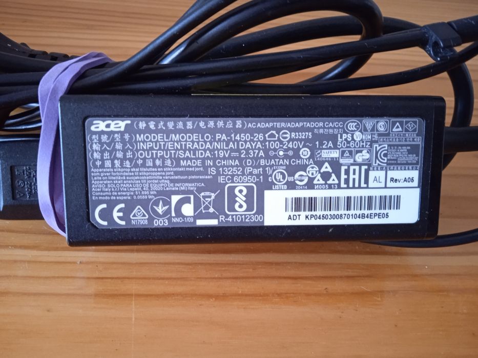 Zasilacz do laptopa Acer ładowarka
