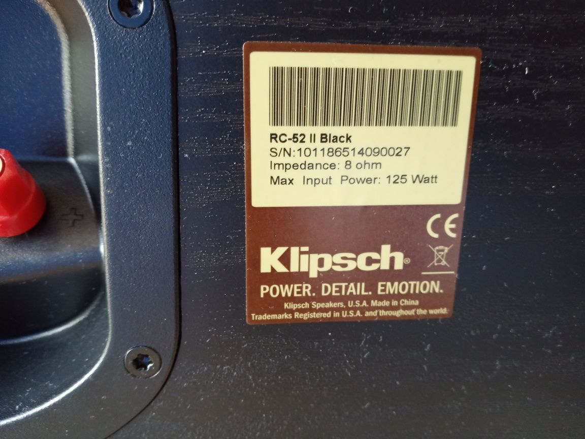 Klipsch RC 52 MK2 stan idealny