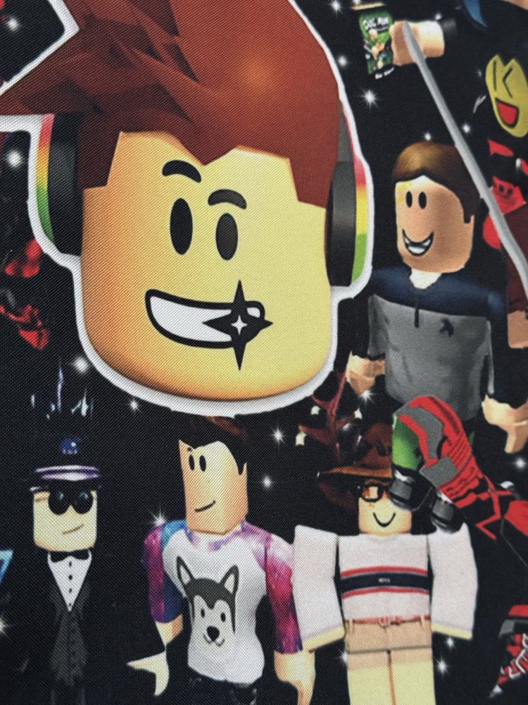 Рюкзак  дитячий Роблокс герої Roblox/портфель ранець для дітей чорний