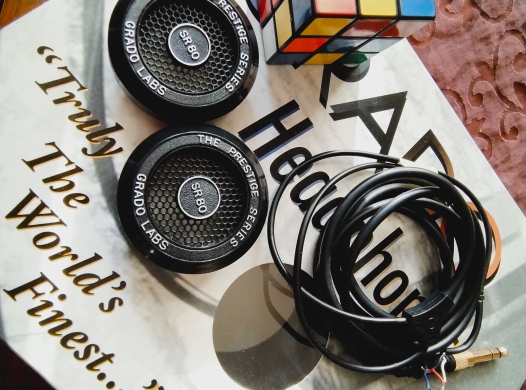 Słuchawki Grado same muszle SR80