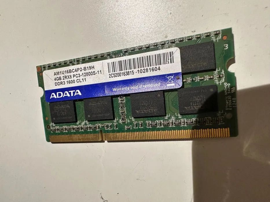 Pamięć RAM do laptopa Adata DDR3 4GB 1600 MHz CL 11
