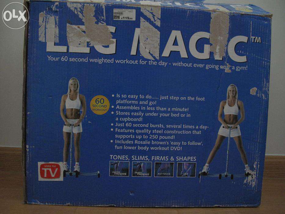 aparelho ginástica pernas LEG MAGIC