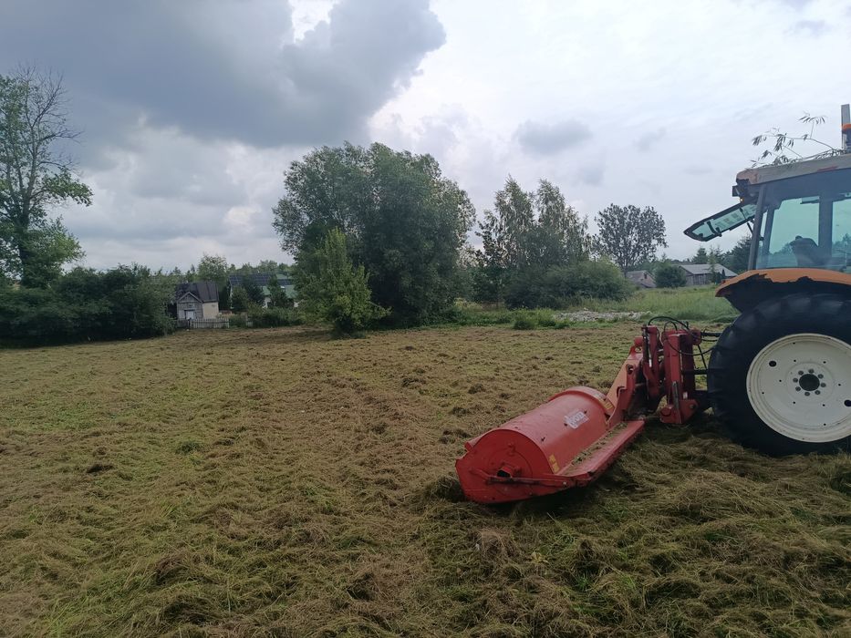 Koszenie traw, Mulczer leśny, Wycinka drzew. Rębak