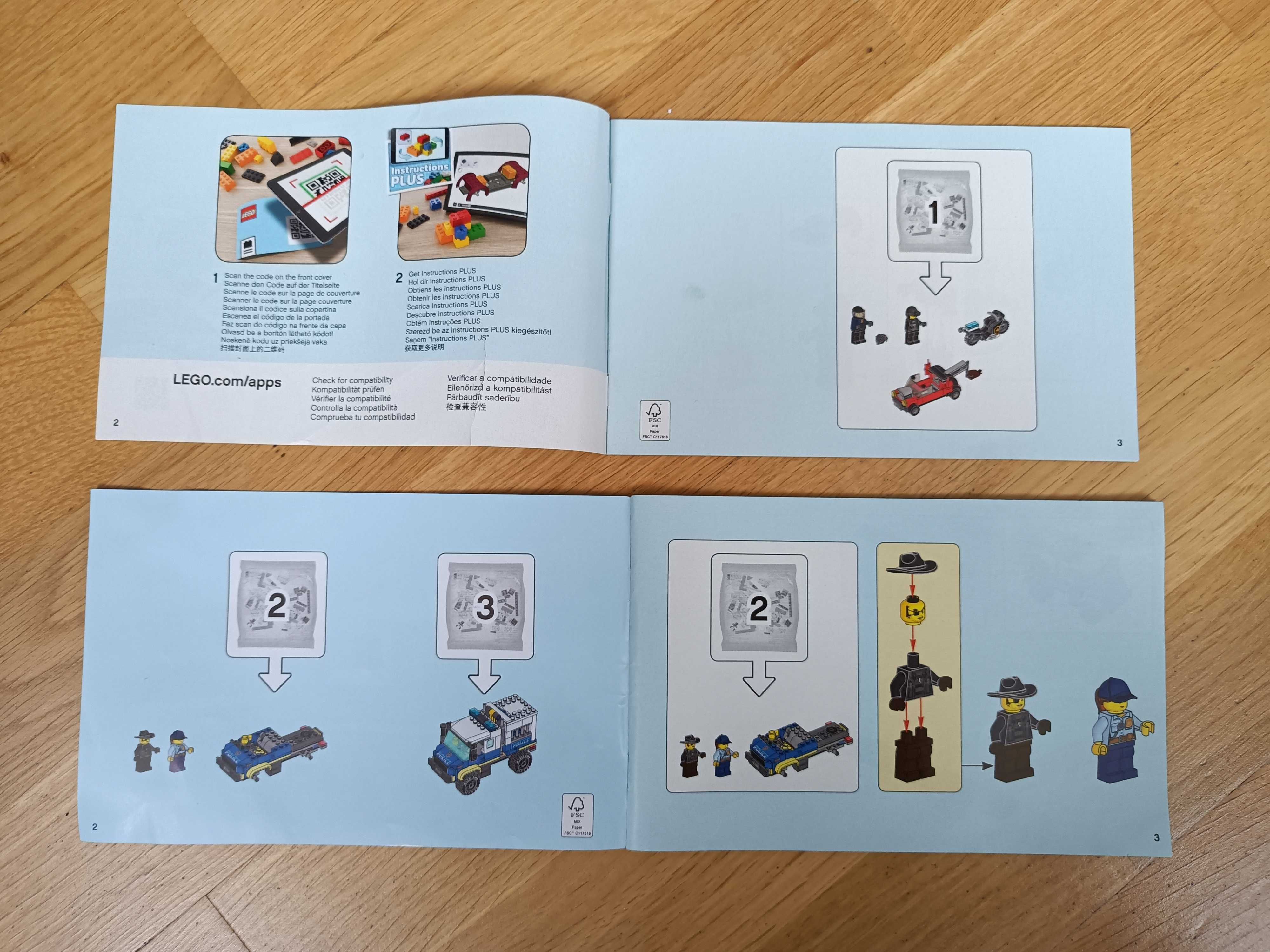 Instrukcje LEGO City 60276 Policyjny konwój więzienny