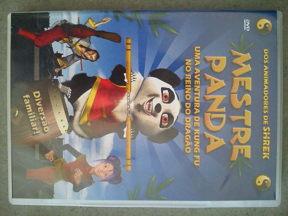 DVD Mestre Panda - uma aventura de kung fu no reino do dragão