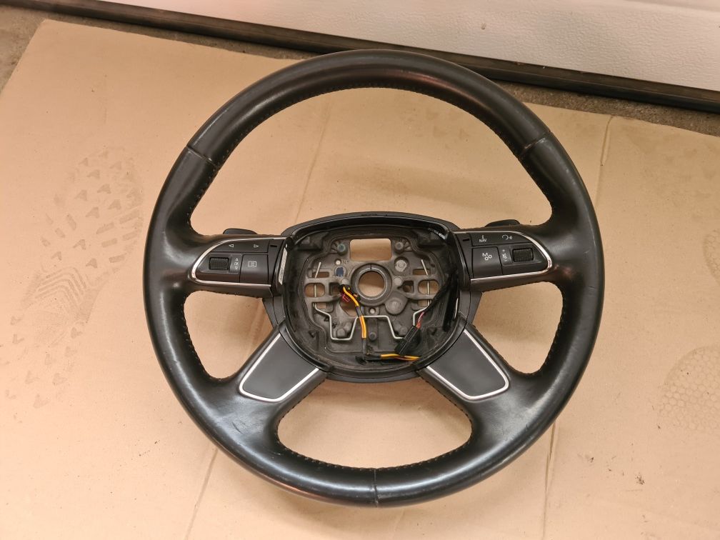 KIEROWNICA Podgrzewana skórzana asystent skóra AUDI A8 D4 S8 S4 B9 A4