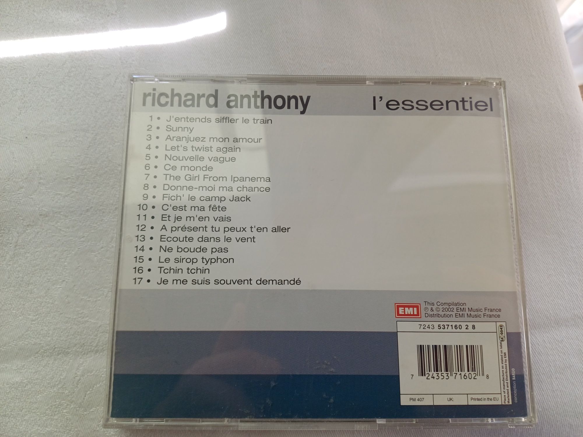 Richard Anthony L'essential CD