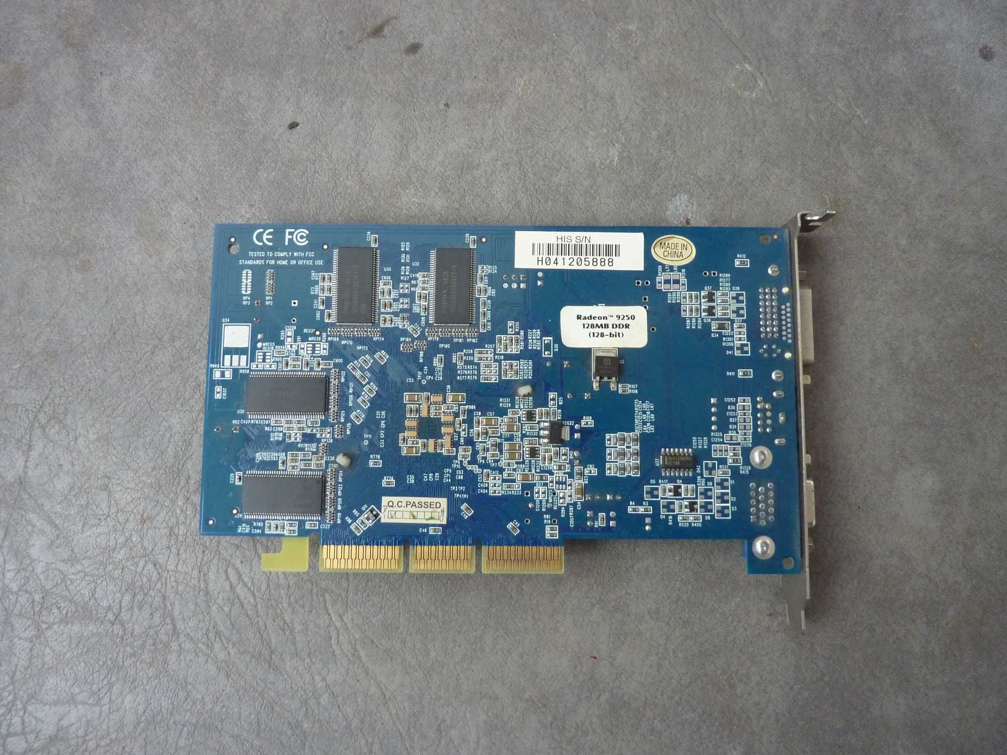 Видиокарта Radeon 9250 128mb DDR 128bit AGP