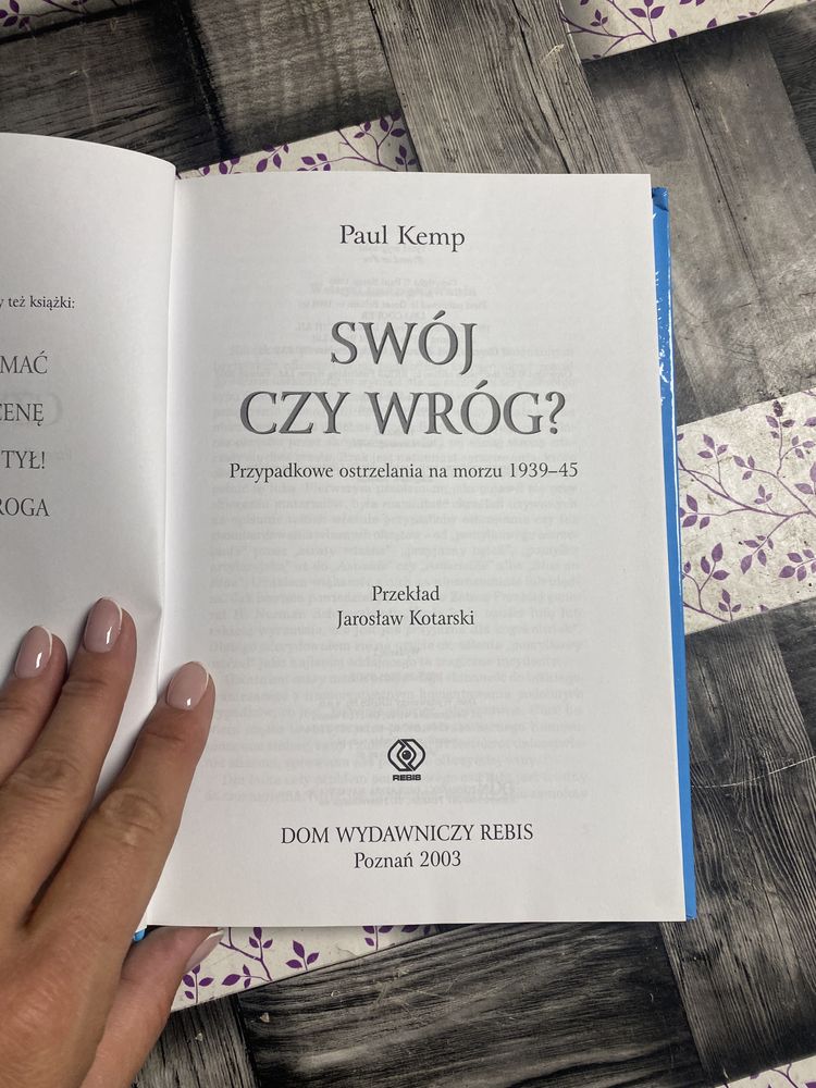 Książka Swój czy wróg P. Kemp