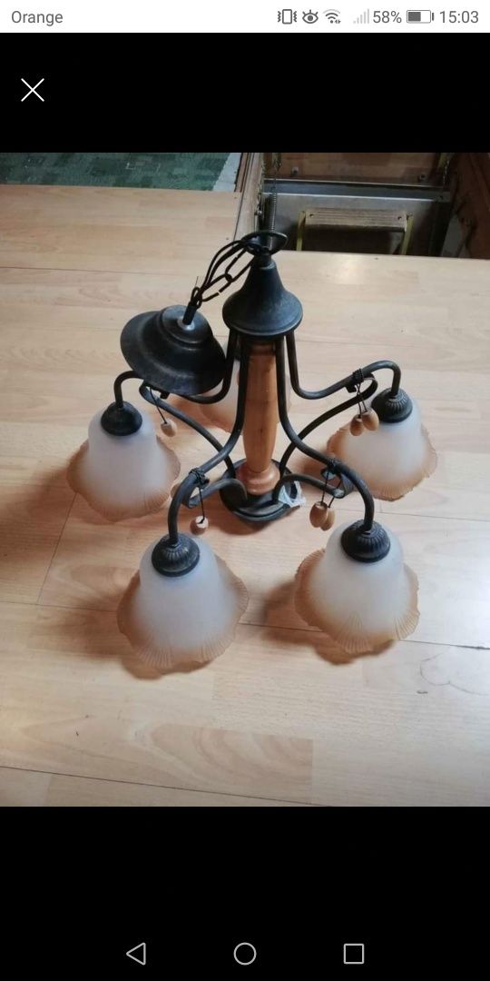Lampa żyrandol pokój kuchnia